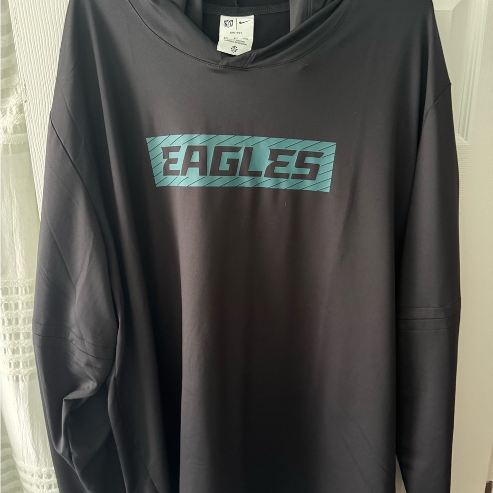 Eagles NFL Black Dri-Fit Hoodie